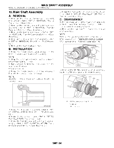 15. Main Shaft Assembly