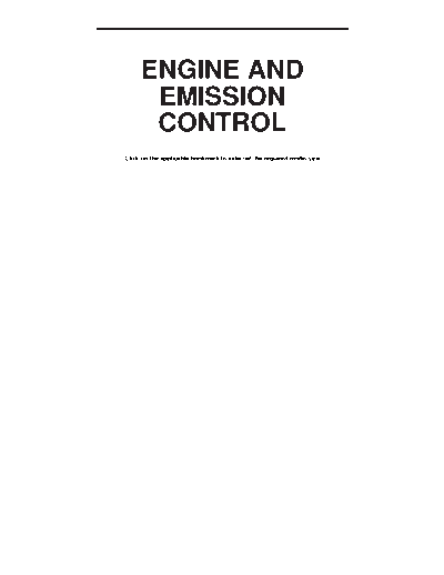 17 ENGINE AND EMISSION CONTROL