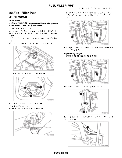 22. Fuel Filler Pipe