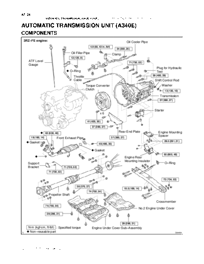AT A340E Components