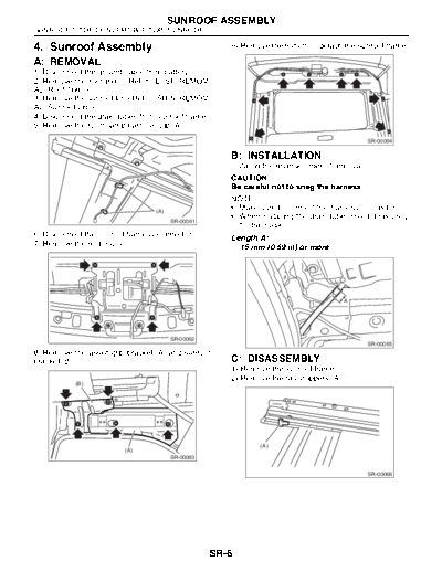 04. Sunroof Assembly