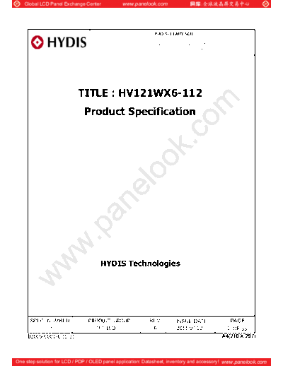 Panel_HYDIS_HV121WX6-112_0_[DS]