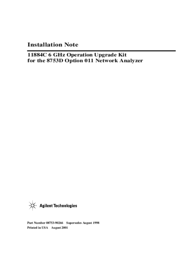 8753D_Opt_11_Operation_Upgrade_Kit_Model_11884C