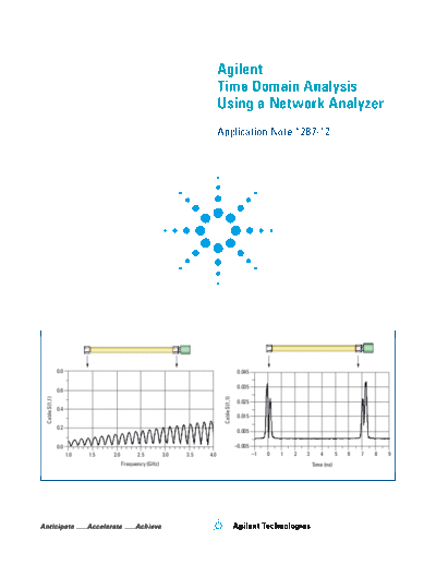 5989-5723EN Agilent Time Domain Analysis