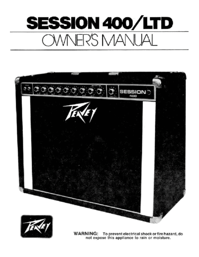 Peavey session 400 manual-schematic