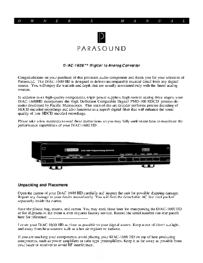 hfe_parasound_d_ac-1600