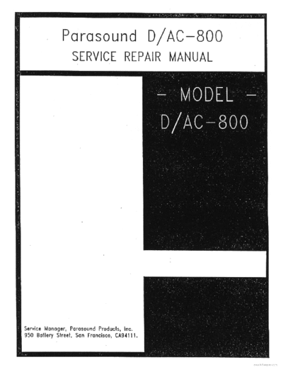 hfe_parasound_d-ac-800_service_en