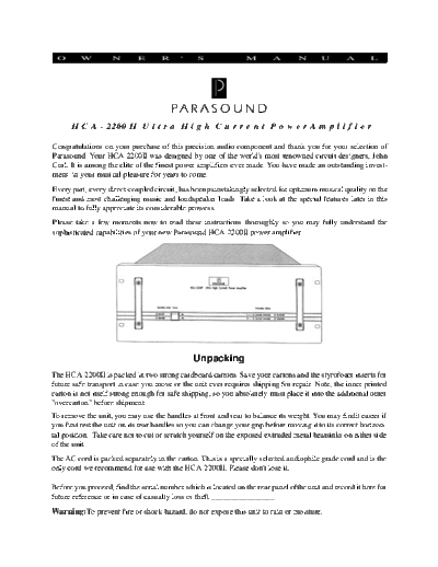 hfe_parasound_hca-2200_ii