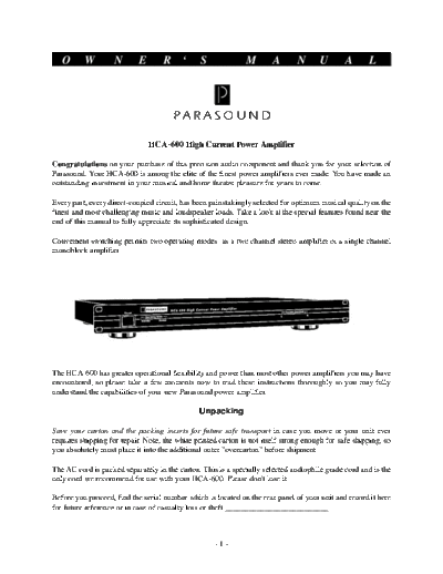 hfe_parasound_hca-600