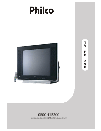TV+Philco+TV+PH+29B+-+Esquema