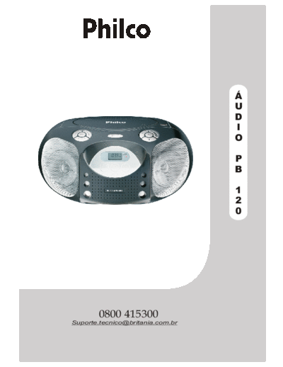 MANUAL+SOM+PHILCO+BRITANIA+PB120+MP3+USB