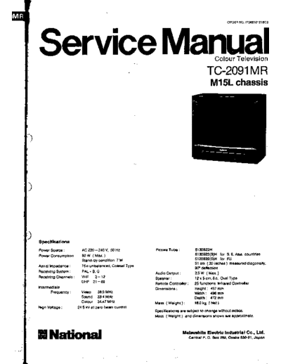 panasonic_m15l_chassis_tc2091_tv_sm