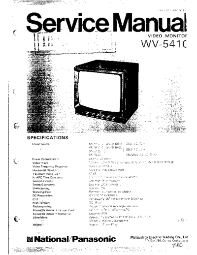 Panasonic_WV-5410_CCTV_Monitor