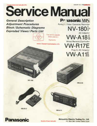 Panasonic_NV-180_VCR