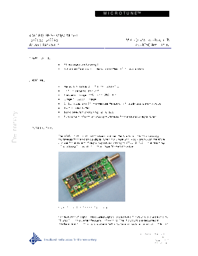 7683ED07  4040 FI5 Front End data sheet