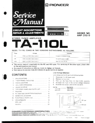 pioneer_ta-110l