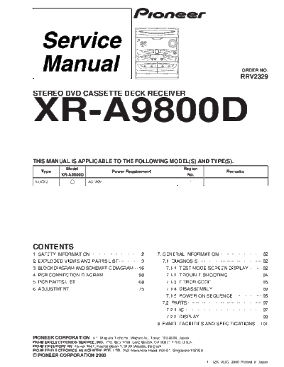 xr-a9800d