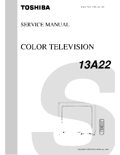 TOSHIBA 13A22