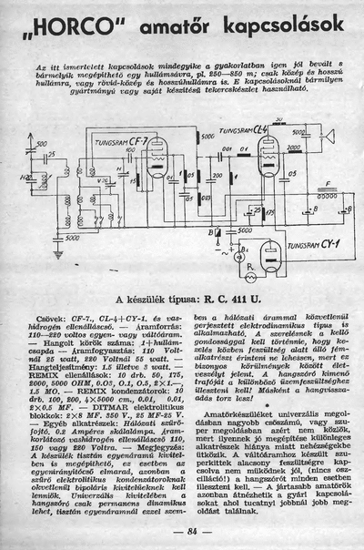 radio compass 411 u