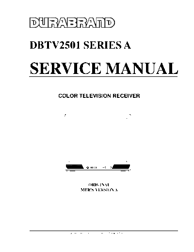 DURABRAND DBTV2501