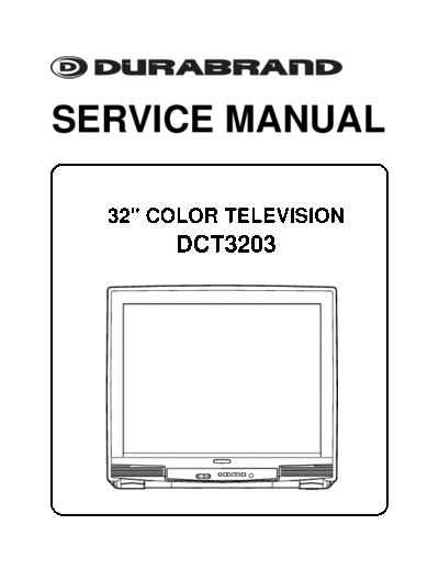 DURABRAND DCT3203 TV