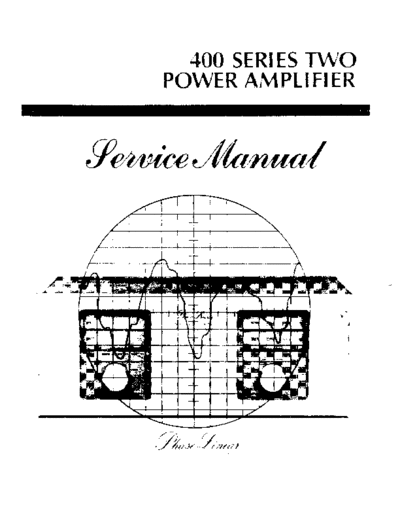 Phase-Linear-400-S2-Service-Manual