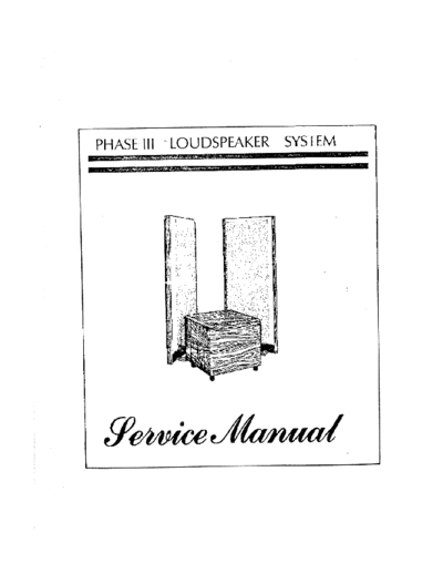 Phase-Linear-Phase-III-Service-Manual