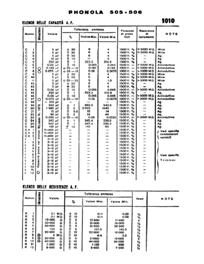 Phonola 505 506 components_2