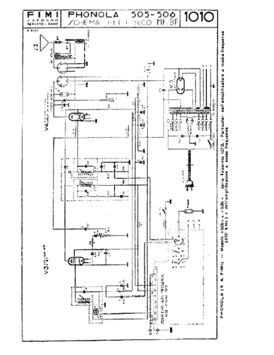 Phonola 505 506 IF and LF unit
