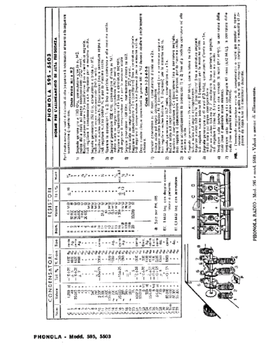Phonola 595 5503 components