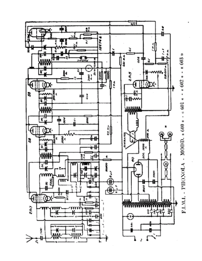 Phonola 600 601 602 603
