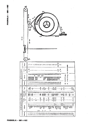 Phonola 630 632 components