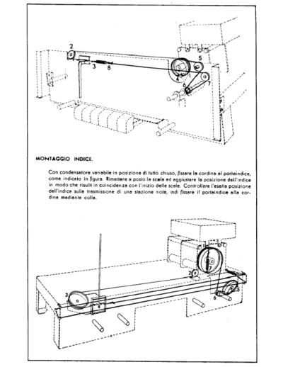 Phonola 651 tuning cord