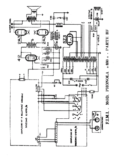 Phonola 880 LF unit