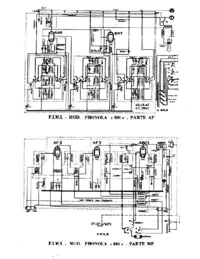 Phonola 880 RF and IF units
