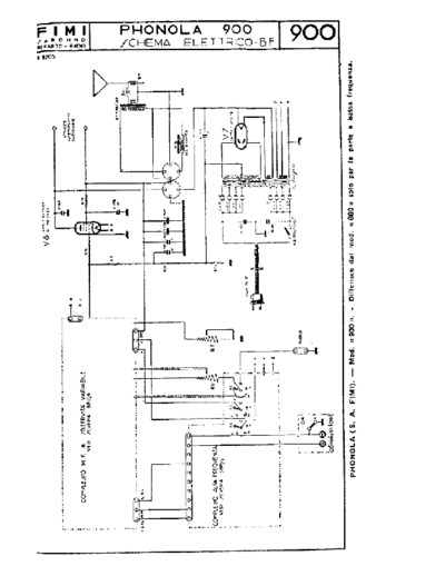 Phonola 900 LF unit