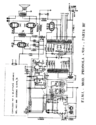 Phonola 910 LF unit