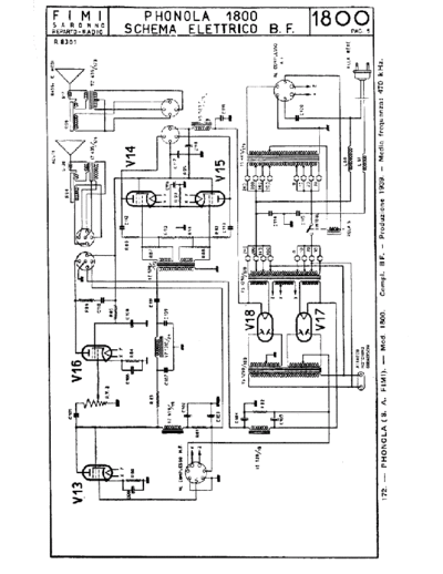 Phonola 1800 LF unit