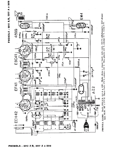 Phonola 5512 A-B 5517A 5518