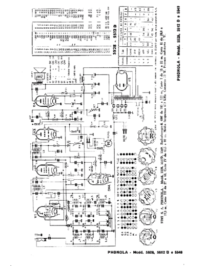 Phonola 5528 5512D 5549