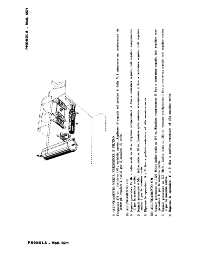 Phonola 5571 alignement