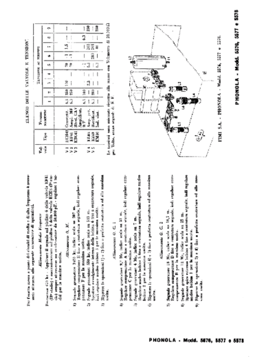 Phonola 5576 5577 5578 alignment