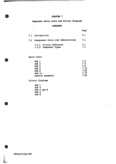 7.part lists