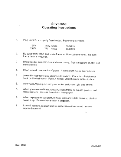 SPVF3650_Manual_1999_11_01_EN