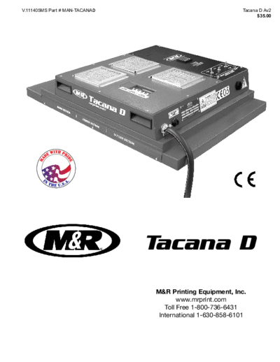 Tacana D-Manual (14 Nov 2005)