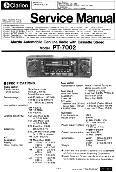 clarion_pt7002