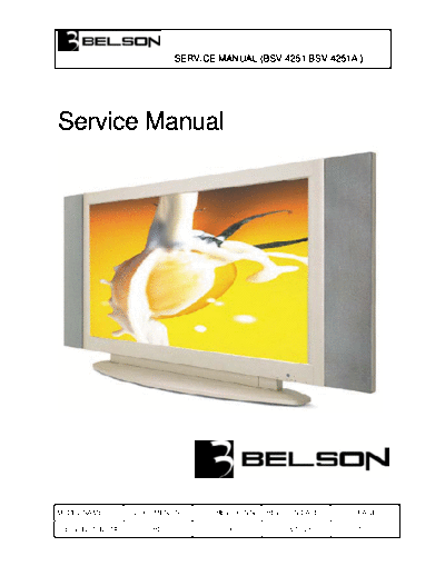 BELSON BSV-4251A LCD TV  SM