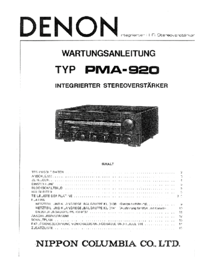 DENON  PMA - 920.part2