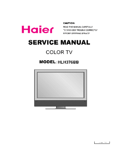 HAIER TV-8888-54