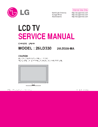 LCD+TV+LG_26LD330-MA++Chassis+LP91H